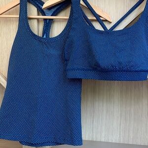 LuLuLemon Tank and Sports Bra (Both in Sz 6)
